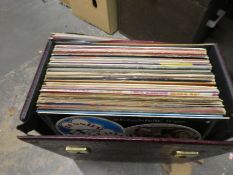 Two carry cases of vinyl LP Jazz including ENYA, NOEL Mckay