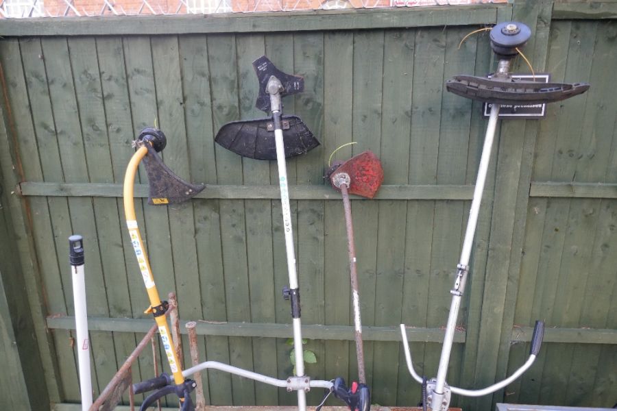 Collection of six petrol strimmers - Image 2 of 2