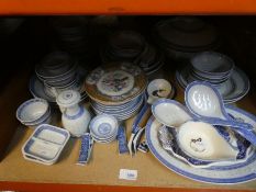 A set of mostly modern oriental dinerware