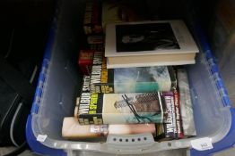 Mostly Wilbur Smith hard backs etc