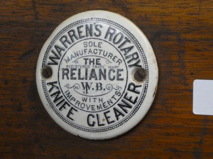 A warren's rotary knife cleaner, early 20th century - Image 2 of 3