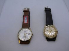 Vintage gents Omega wristwatch 'Seamaster' Af and a Seiko example
