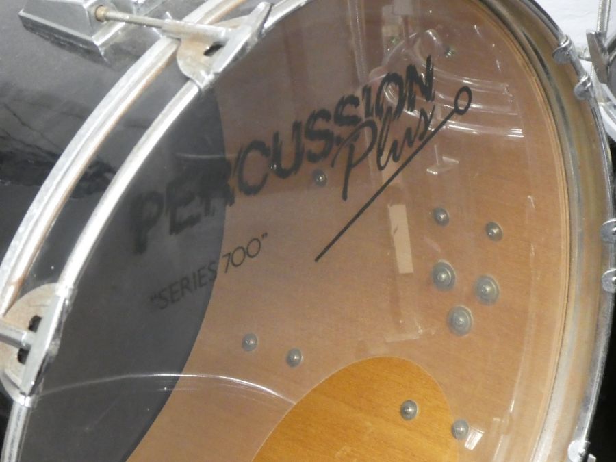 Percussion Plus, a drum kit with stands and stool, 7 drums in total - Image 8 of 9