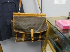 Louis Vuitton satchel style travel bag