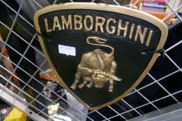 Lamborghini sign (L)