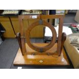 A 19th century walnut Galvanometer stand by Griffin London