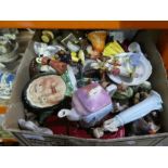 Various selection of vintage china including character jugs and 'Bunnykins' figures
