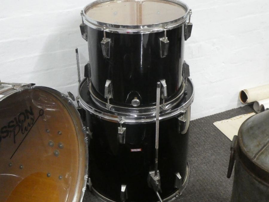 Percussion Plus, a drum kit with stands and stool, 7 drums in total - Image 9 of 9
