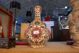 Islamic style pottery vase