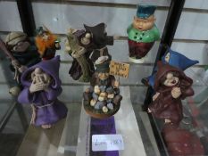 A small quantity of Friar Folk resin figures and sundry