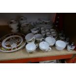A selection of Royal Worcester Evesham pattern and Spode plates
