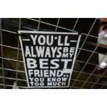 Best friend plaque