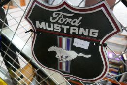 Large Mustang sign