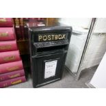 Black postbox (270mm deep)