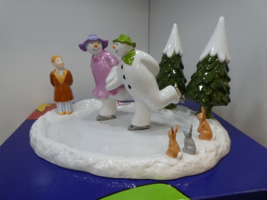 "The Snowman" 6 Coalport figurines to include Ice Dance, At The Party, and Christmas Friends, with b - Image 2 of 5