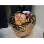 Moorcroft, an Oberon pattern vase, designed by Rachael Bishop, 17.5cm
