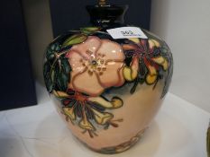 Moorcroft, an Oberon pattern vase, designed by Rachael Bishop, 17.5cm