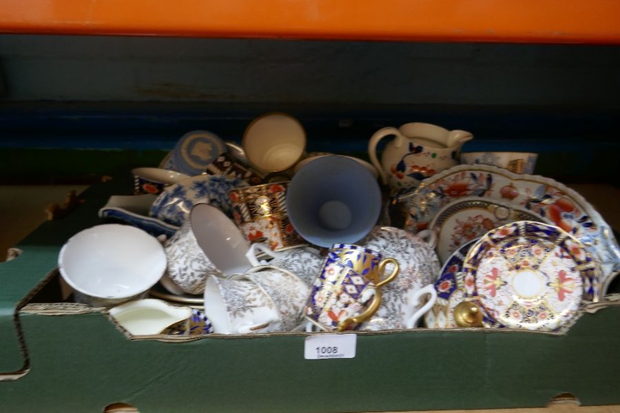 A collection of spode, Royal Crown Derby etc