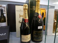 Moet & Chandon, a Magnum of Champagne, 1986, in cardboard presentation box, and one other bottle in