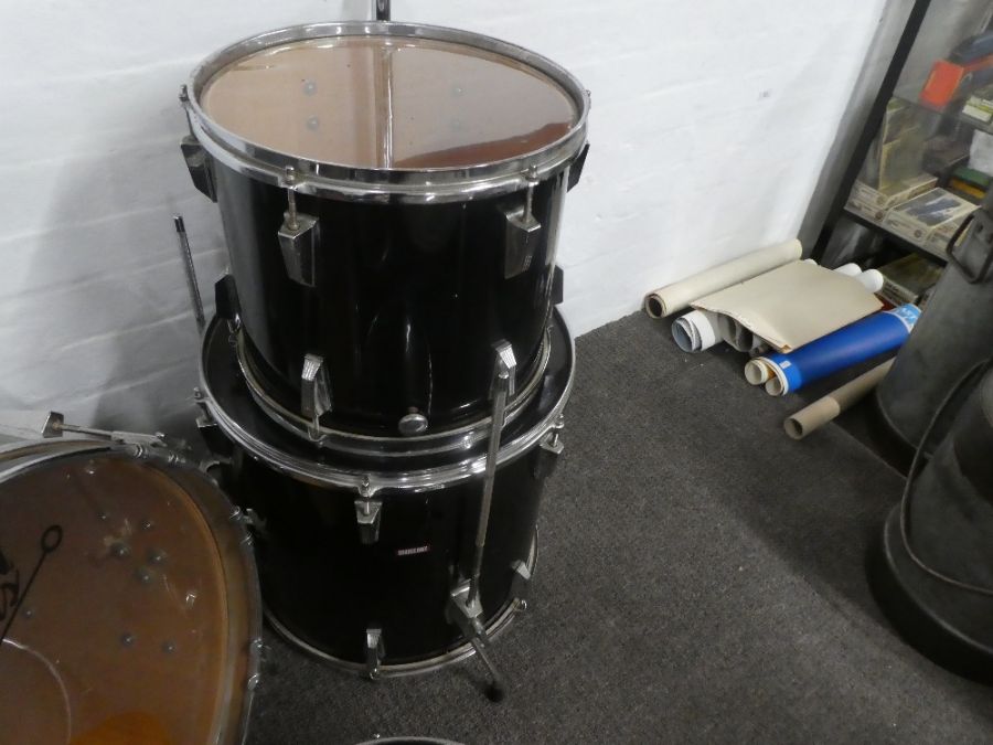 Percussion Plus, a drum kit with stands and stool, 7 drums in total - Image 5 of 9