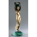 Alfredo Barbini Venetian glass female figure