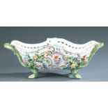 Meissen reticulated oval basket.