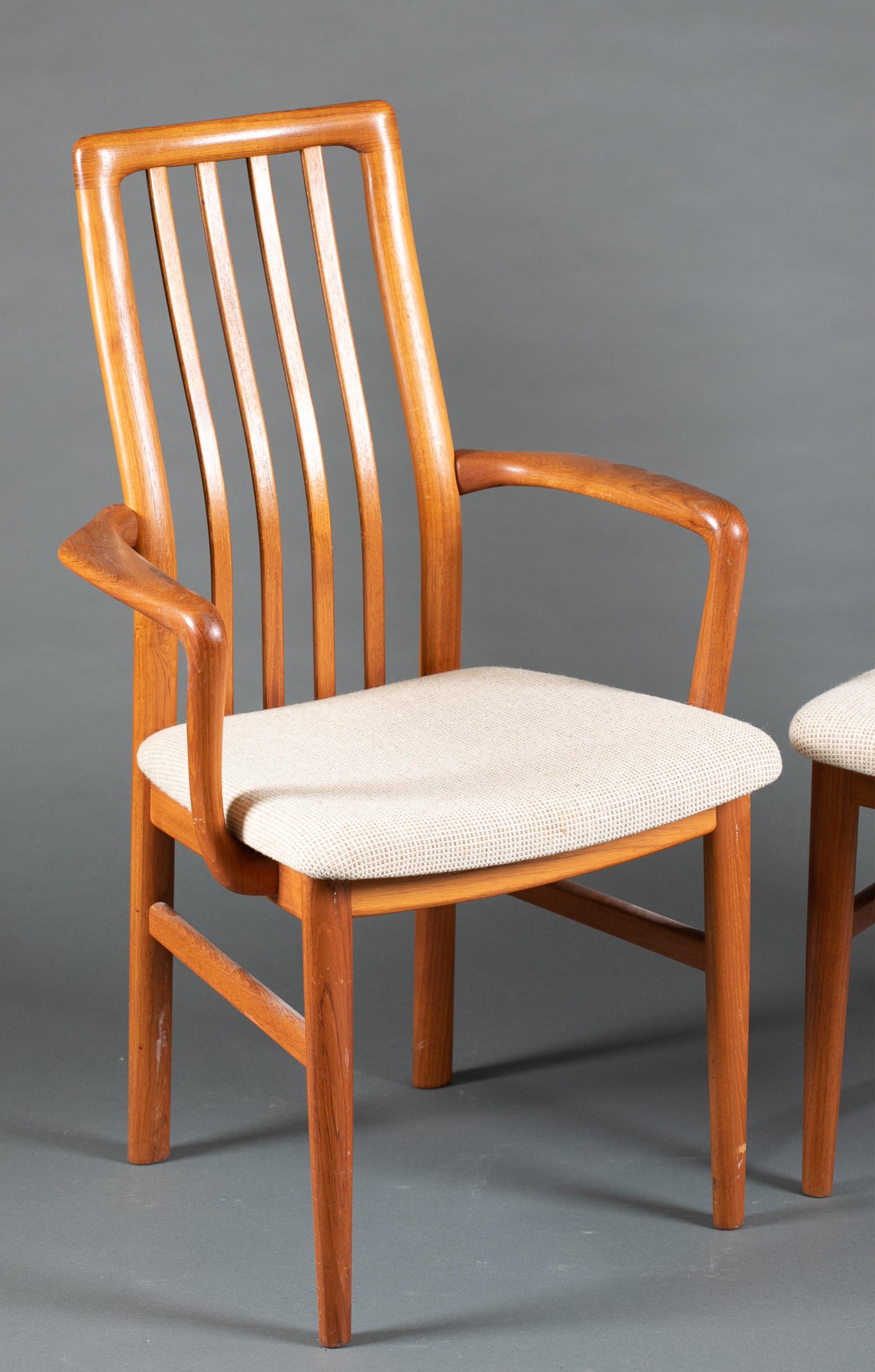 6 Kai Kristiansen, S. Anderson Mobelfabrik, chairs - Image 2 of 5