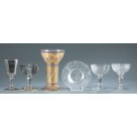 6 Lobmeyr glassware