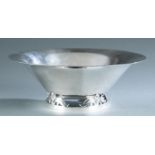 American Georg Jensen style sterling footed bowl.