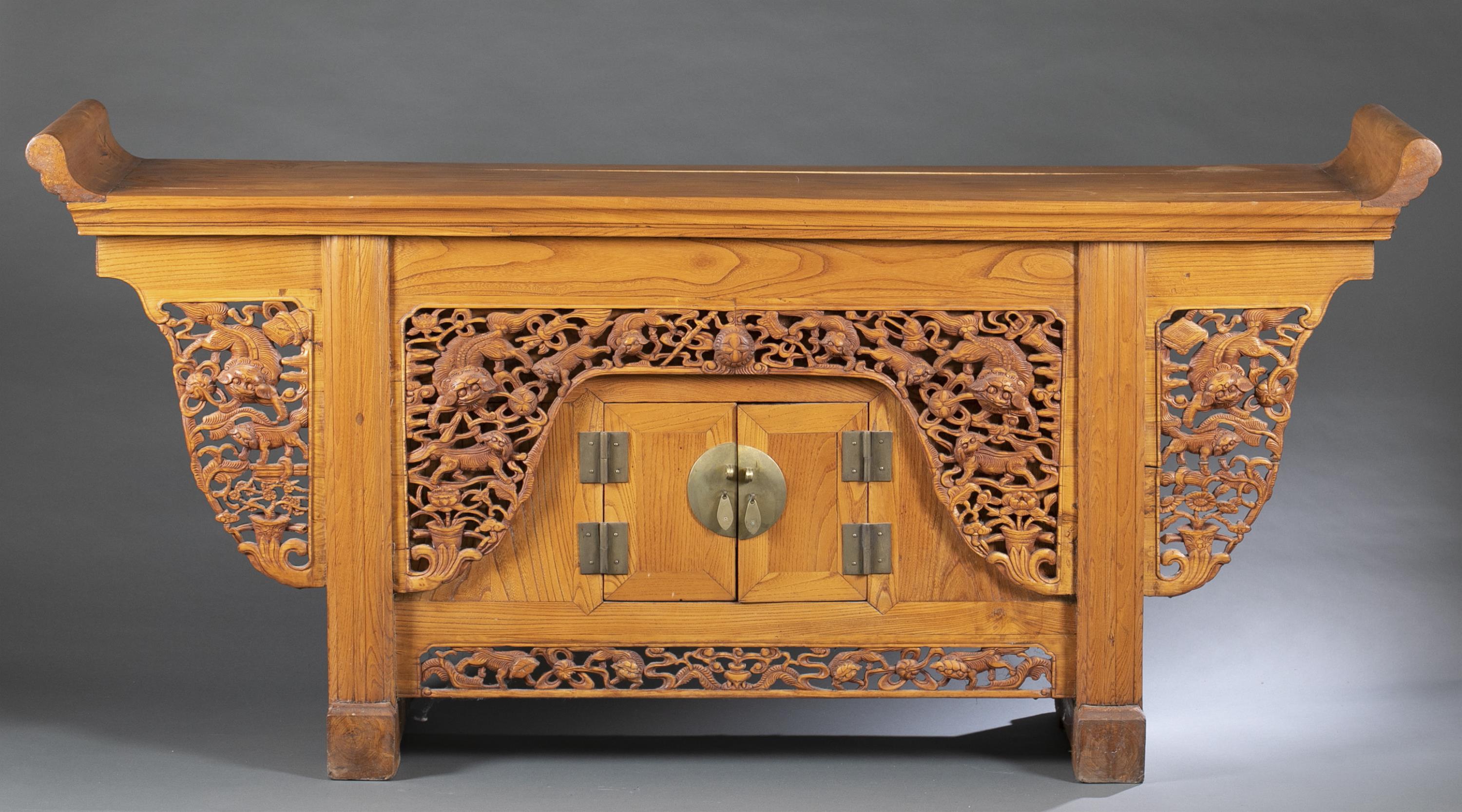 Chinese alter coffer, 20th c.