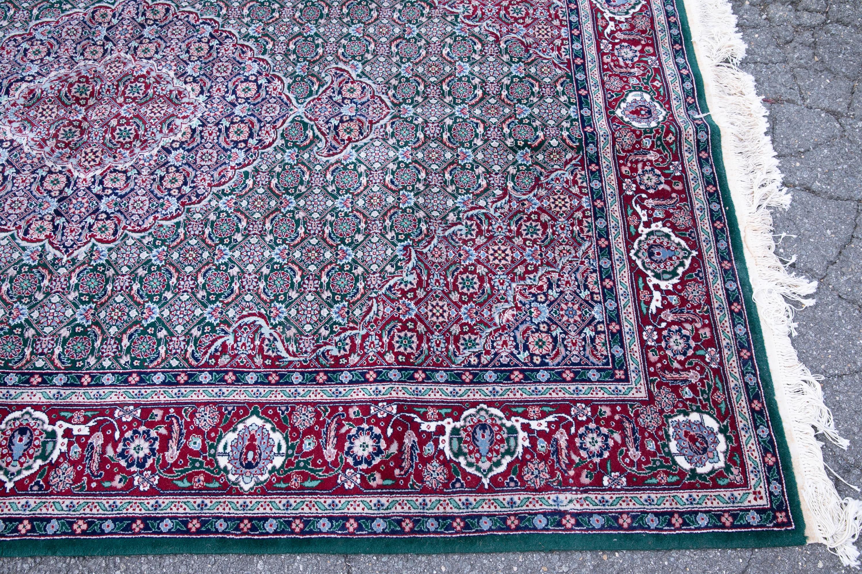 Sino-Persian Tabriz Mahi rug. - Image 3 of 4