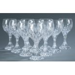 10 Baccarat "Massena" water goblets.