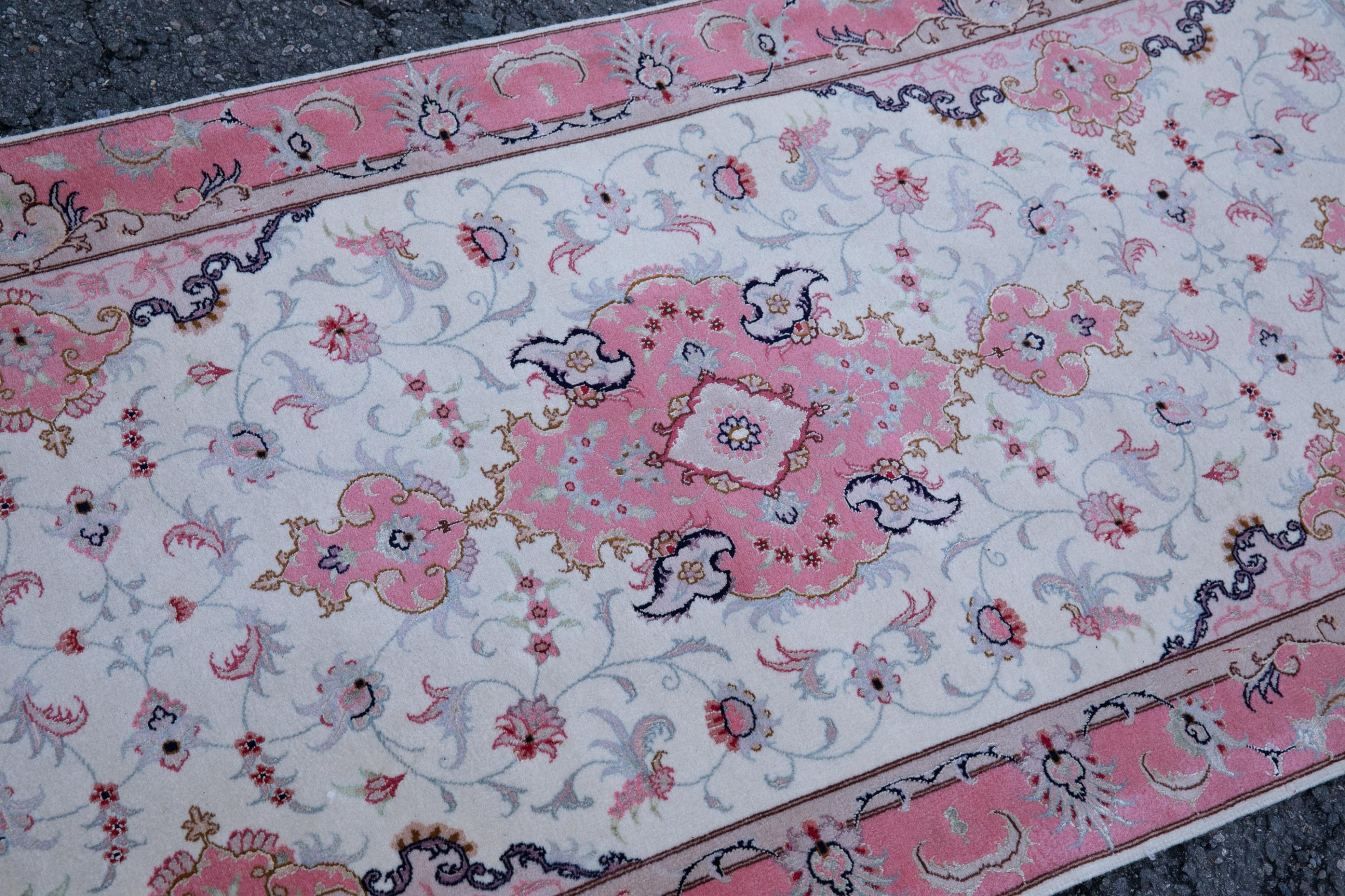 Iranian Tabriz runner rug, 20th century. - Image 2 of 4