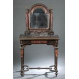 Napoleon III tortoiseshell boulle work vanity.