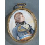 Portrait miniature of a gentleman, 18th/19th c.
