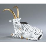 Herend porcelain antelope figure.