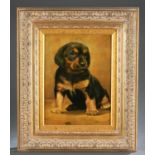 R. Riggs, Dog Portrait, 20th c., O/C.