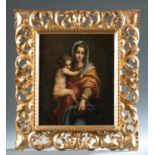 Madonna and Child, 19th c., O/C