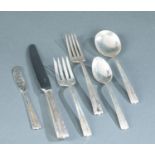 Alvin Chapel Bells sterling flatware service 72 pc