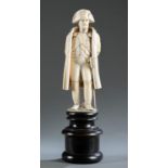 Carved ivory statue of Napoleon