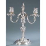 French Louis XV Boin-Taburet silver candelabra.