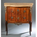 Louis XVI style marquetry commode.