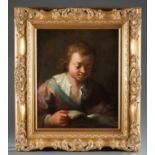 School of Rembrandt, Portrait, 17th c., O/C.