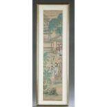 Chinese scroll painting, 19th c.