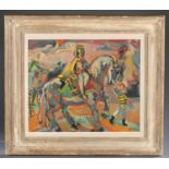 Ludwig Klimek, On Horseback, 20th c., O/C.