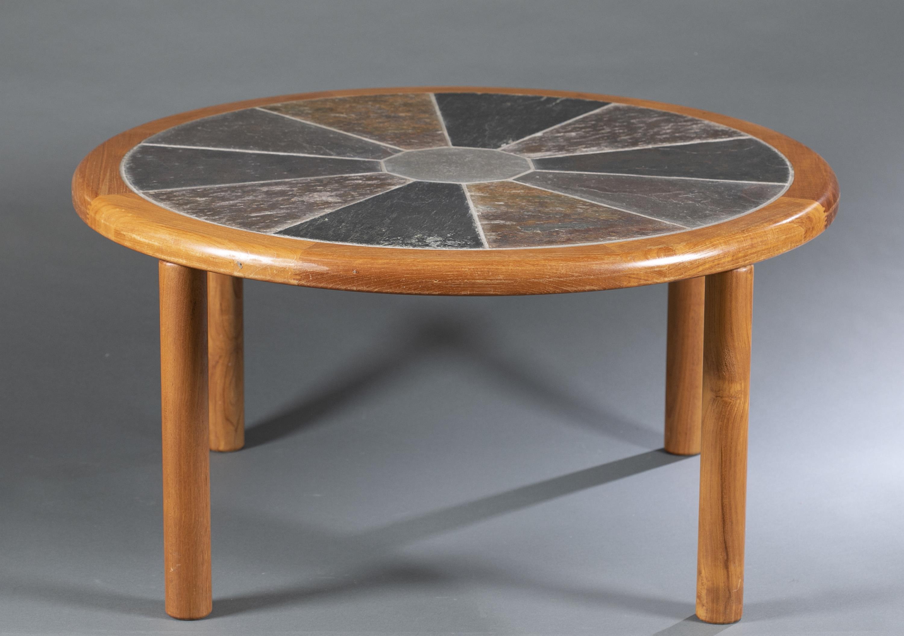 Tue Poulsen for Haslev, coffee table, 1960s.