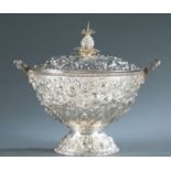 S. Kirk and Sons silver embossed tureen.