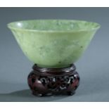 Spinach jade bowl, 20th c.