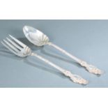 Whiting Mfg. Co. Lily sterling salad serving set.