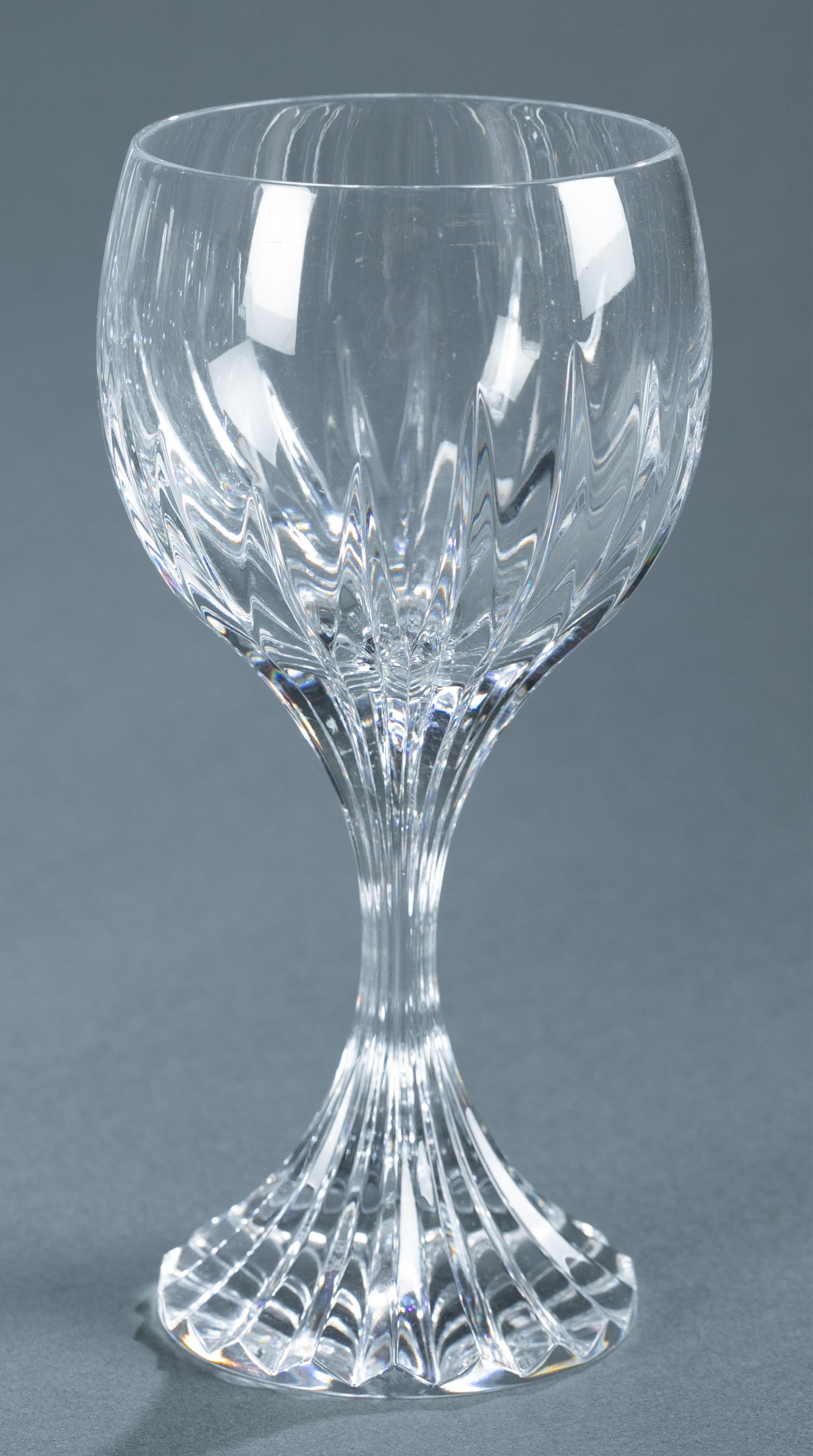 11 Baccarat "Massena" claret glasses - Image 2 of 3